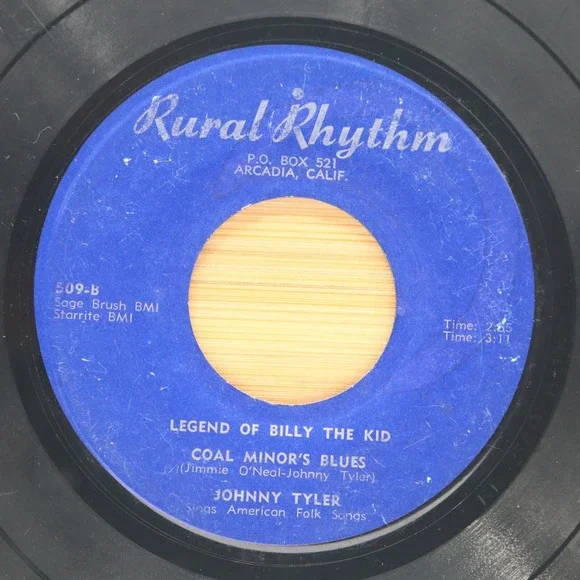 JOHNNY TYLER - DEVIL'S SLATE EP - ROCKABILLY 45 RURAL RHYTHM